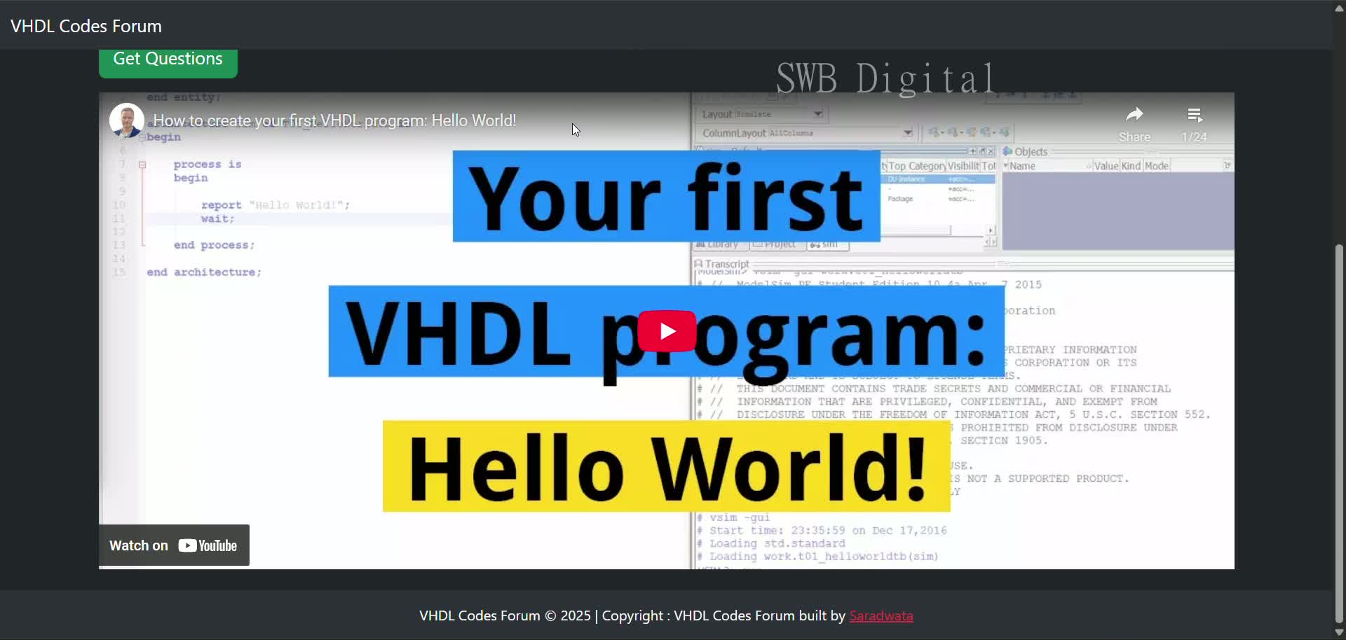 VHDL Codes Forum