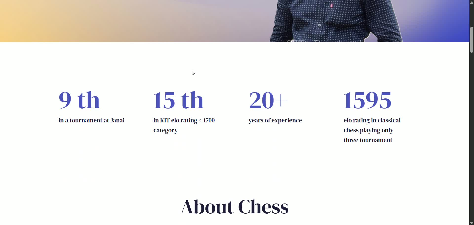 Portfolio Website using Wordpress