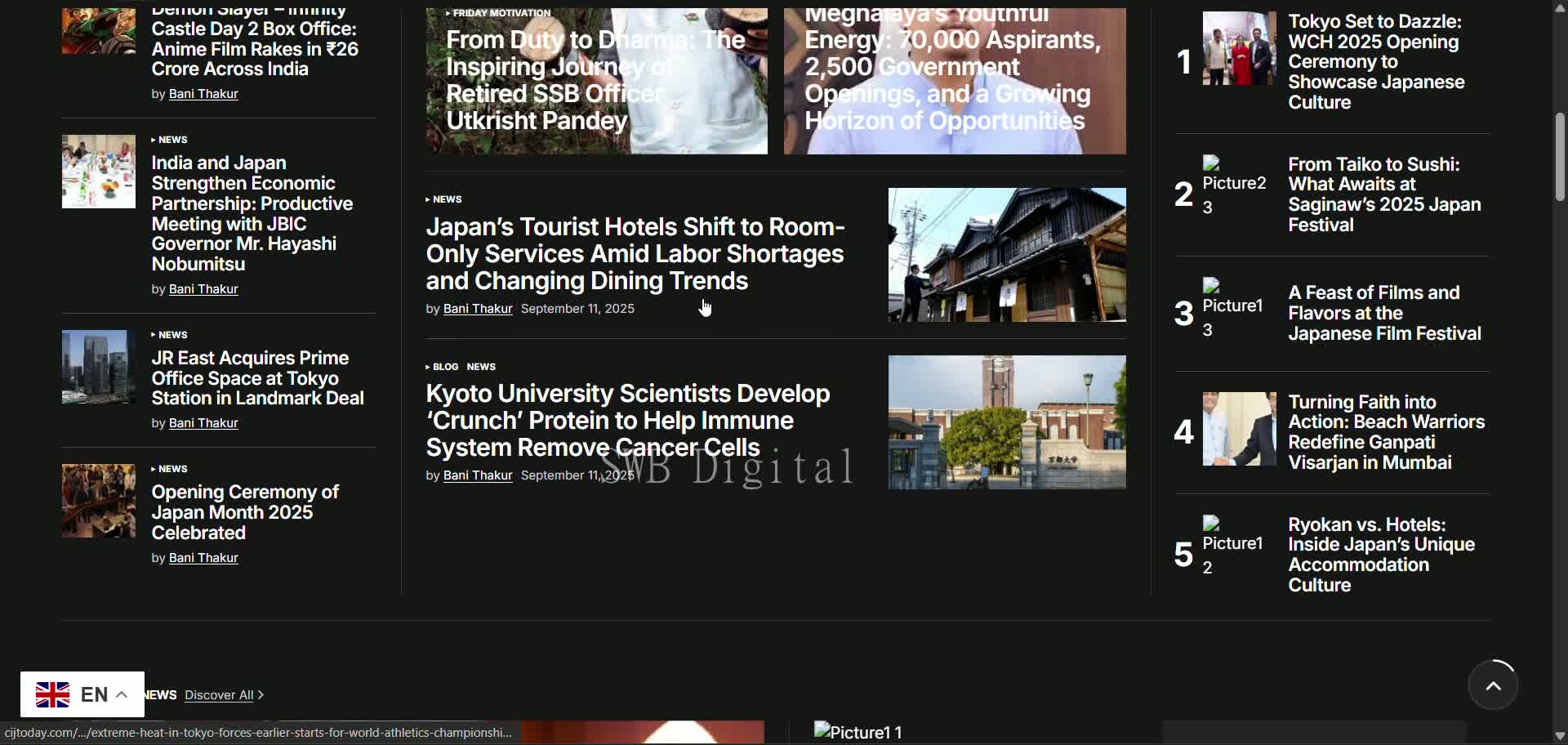 Multi Linguistic News Website